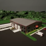 warehouse full view rendering