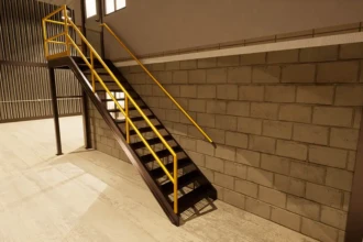 shop stairs rendering
