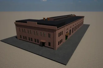 19th century industrial building