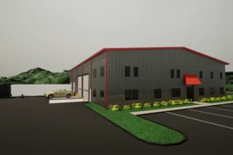 warehouse ground view