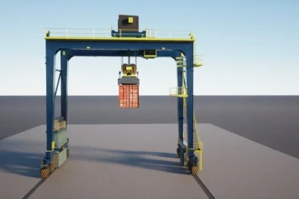 gantry crate front view