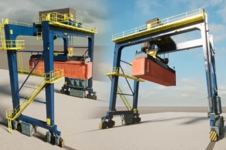 renderings of gantry crane