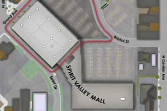graphic location of retail store