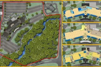 presentation graphics site plan and floor plans
