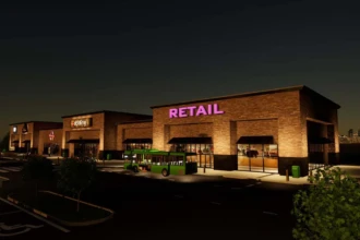 retail store at night