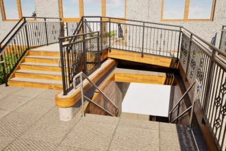 public building railings