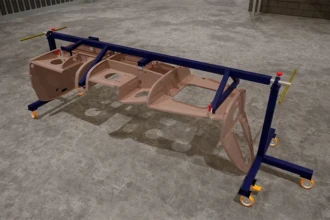 cowl assembly rotator lower position
