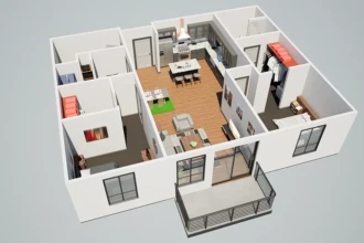 floor plan rendering