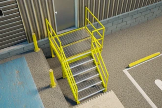 access stairs for industrial building