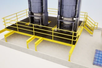 access platform for industrial machinery