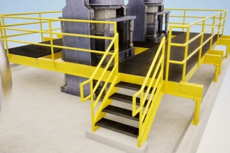 industrial machinery access platform